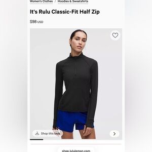 It's Rulu Classic-Fit Half Zip